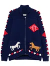Bode Corral Cardigan - Men's - Merino In Multi