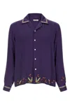 Bode Dream Souvenir Shirt In Purple