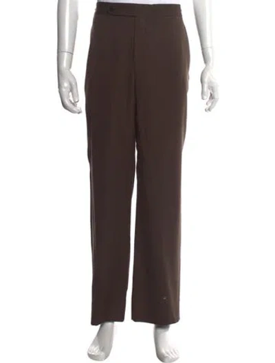 Pre-owned Bode Dress Pants In Brown