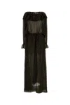 Bode Embroidered Silk Blend Stadium Dress In Printed