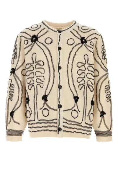 BODE BODE EMBELLISHED CASHMERE WINTER GARDEN CARDIGAN