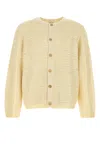 Bode Sequin Spotlight Embellished Wool Cardigan In Yellow