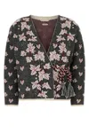 Bode Embroidered Alpaca Maple Cardigan
