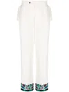 Bode Off-white Winter Garden Trousers In Neutrals