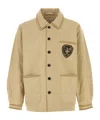 Bode Embroidered Patch Jacket In Neutral