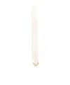 Bode Embroidered Satin Tie In White