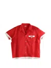 Bode Embroidered Shirt In Red