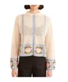 Bode Embroidered Shirt In Brown