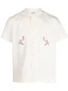 Bode Off-white Cardinal Shirt In White