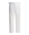 Bode Embroidered Straight Leg Pants In White