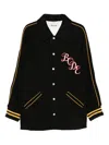 Bode Monogram Snap Reversible Jacket In Black