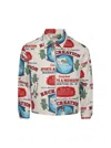 Bode Enrichment Jacket White And Multicolor In White