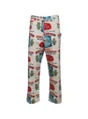 Bode Enrichment Knolly Brook Trousers White In White