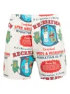 Bode Rec. Enrichment Straight-leg Printed Cotton-twill Shorts In Weiss