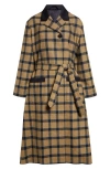 Bode Equestrian Locke Wool Twill Coat In Brown Multicolor