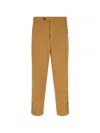 Bode Feather Runner Embroidered Trousers In Orange