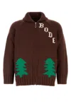 Bode Graphic Design Raglan Sleeve Sweater