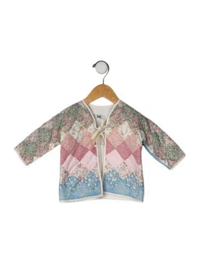 Pre-owned Bode Babies' Floral Casual Jacket In Neutral