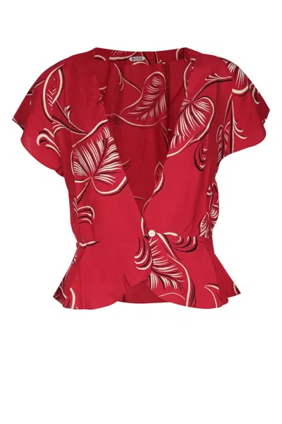 Bode Floral Print Blouse