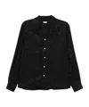Bode Men Black Jacquard Football Shirt In Black