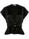 Bode Short-sleeved Shirt In Black