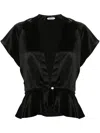 Bode Short-sleeved Shirt In Black