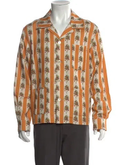 Pre-owned Bode Fruit Bowl Printed Shirt In Neutral