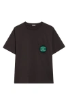 Bode Mens Game Point Pocket T-shirt In Black
