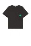 Bode Mens Game Point Pocket T-shirt In Black
