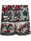Bode Multicolor Garden Lattice Shorts In Neutrals