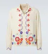 Bode Garden Party Shirt - Men's - Linen/flax In White