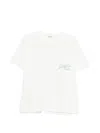 Bode Geneva Beaded Pocket T-shirt In White