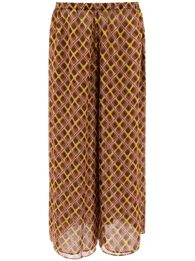 BODE GEOMETRIC-PRINT TROUSERS