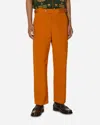 Bode Ginger Faille Trousers In Orange