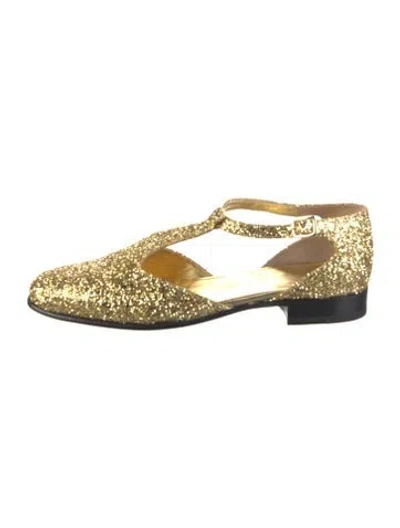 Pre-owned Bode Glitter Sandals