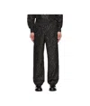 Bode Black Glitter Trousers In Black