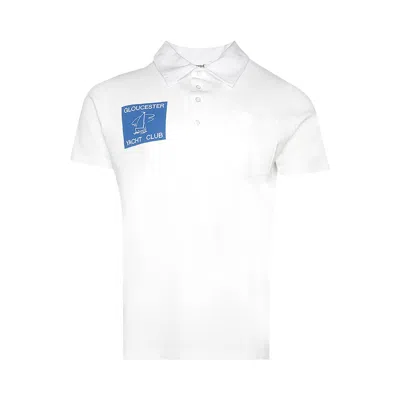 Pre-owned Bode Gloucester Yacht Polo 'cream' | White | Men's Size Xl