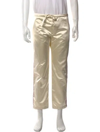 Pre-owned Bode Graphic Print Pants In Neutral