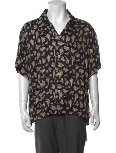 Pre-owned Bode Graphic Print Short Sleeve Shirt W/ Tags In Multicolor