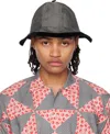 Bode Herringbone Hat In Brmlt Brown Multi