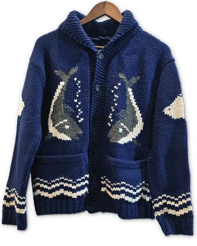 Pre-owned Bode Green River Project Cardigan In Multi