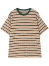 Bode Scottie Jacquard Tee In Green