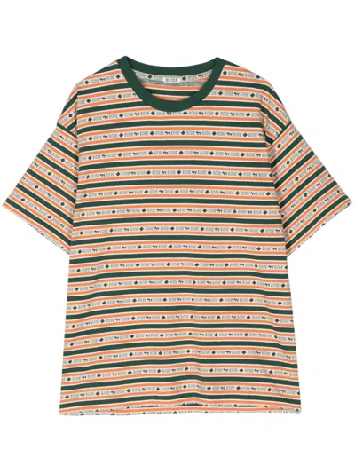 BODE GREEN SCOTTIE JACQUARD T-SHIRT