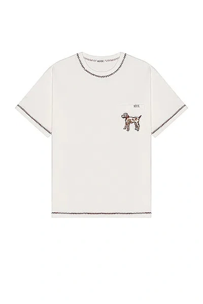 Bode Griffon Pocket T-shirt In White
