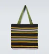 Bode Harbor Stripe Crochet Cotton Tote Bag