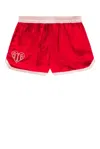 Bode Heart Deco Gym Shorts In Animal Print