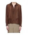 Bode Heartwood Shirt In Brown