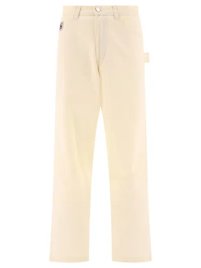 Bode "herringbone Knolly Brook" Trousers In White