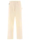 Bode "knolly Brook" Trousers In Herringbone Pattern