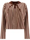 Bode Hogan Stripe Knitwear In Brown